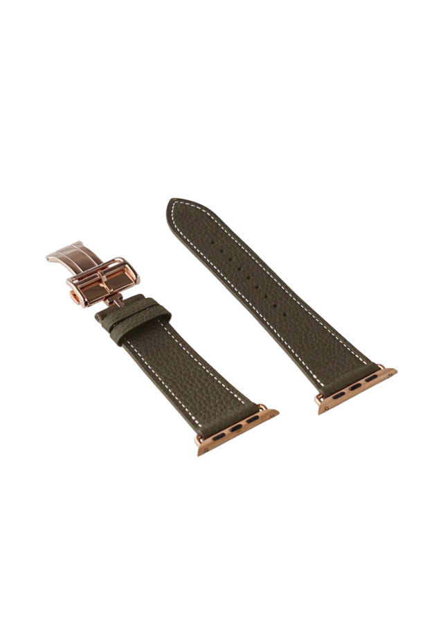 ◆[バイバック保証] DEMIU Apple Watchレザーバンド（42/45/46/49mm対応）