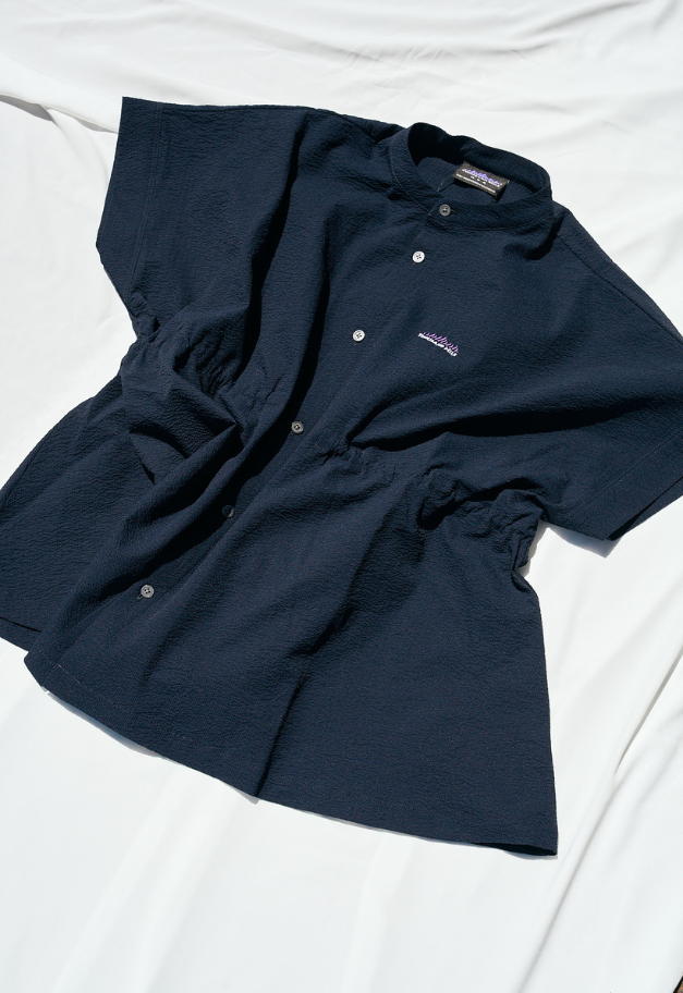 THOUSANDMILE [L's]WAIST DRAWCODE SHIRT SEERSUCKER【BR 1点】
