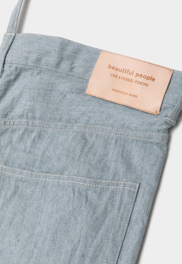 beautiful people excerption denim washed sacoche