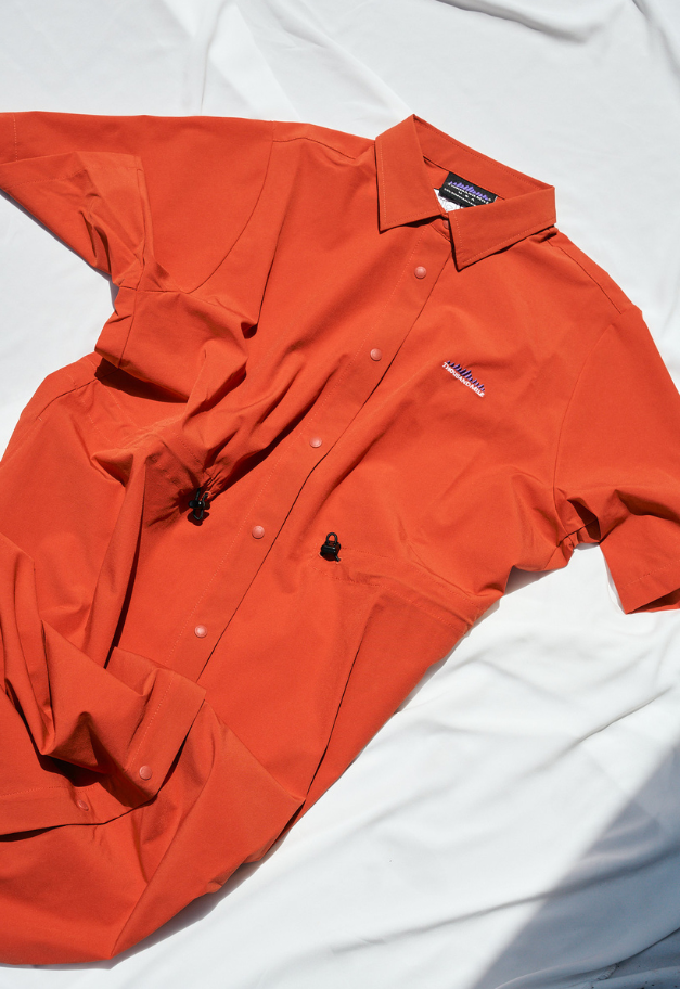 THOUSANDMILE [L's]SHORT SLEEVE SNAP OP NY/PU【残BL/BR 各1点】