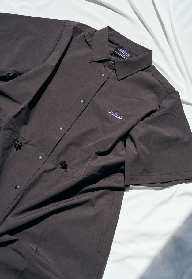 THOUSANDMILE [L's]SHORT SLEEVE SNAP OP NY/PU【残BL/BR 各1点】