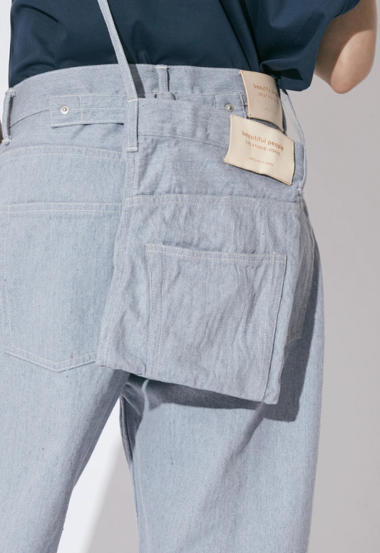 beautiful people excerption denim washed sacoche