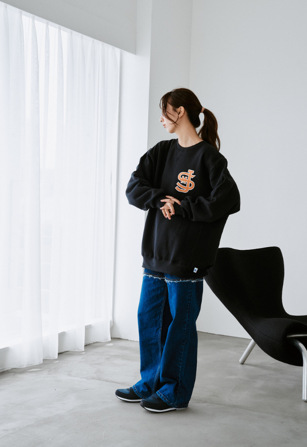 RUSSELL ATHLETIC Russel*Jackson Matisse "JSM Letter" Dri-Power Sweat Shirt
