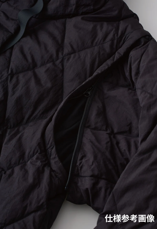 粧U-YOSOOU- 2way Quilted Hood Coat