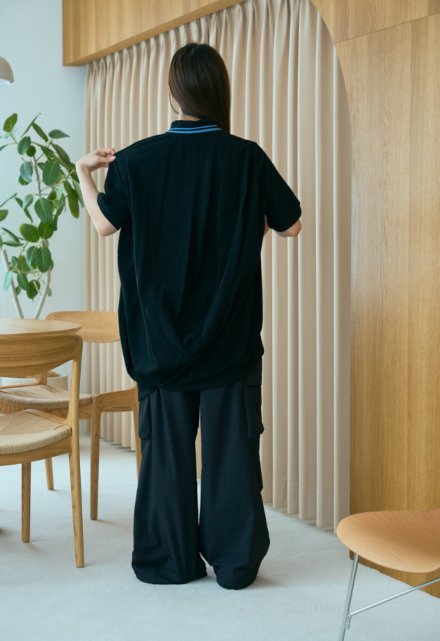 ANREALAGE BALL EMBROIDERY POLO SHIRT【UNISEX】