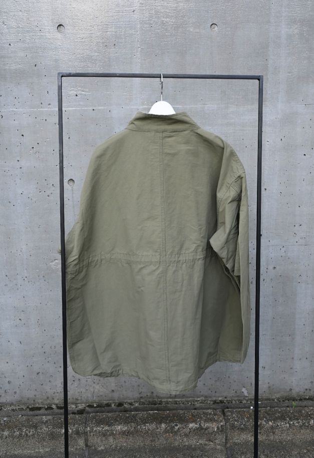 ARMY TWILL COTTON NYLON STAND COAT【KHAKI/BEIGE/BLACK】