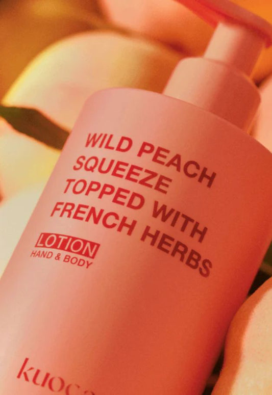 kuoca HAND&BODY LOTION【WILD PEACH】