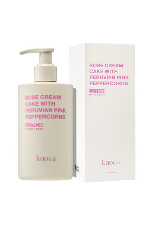 kuoca HAND&BODY LOTION【ROSE CAKE】