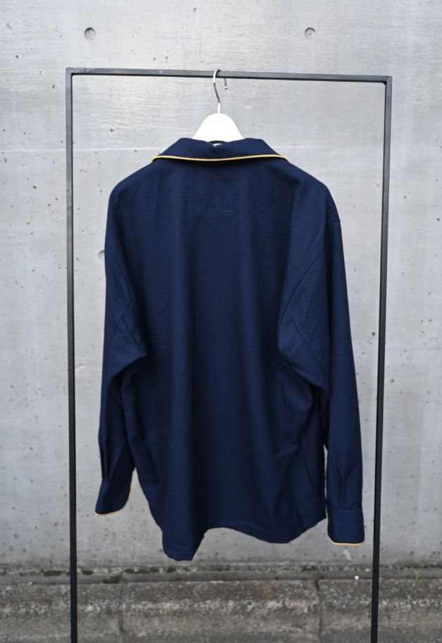 ARMY TWILL TR PARADE SHIRT【NAVY/BLACK】