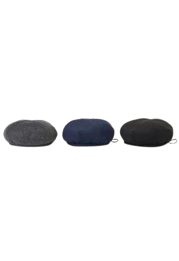 SUBLIME MELTON CORD BERET【CHARCOAL/NAVY/BLACK】