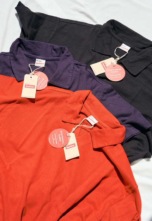 Healthknit U.S. Cotton Mesh Skipper T【UNISEX】