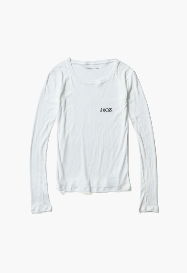 ◆[バイバック保証] &MOSS 【クーポン割引】DRY RIB SEE-THROUGH T-SHIRTS