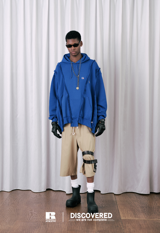 DISCOVERED RUSSELL×DISCOVERED Dri-power™ Remake Hooded Sweatshirt