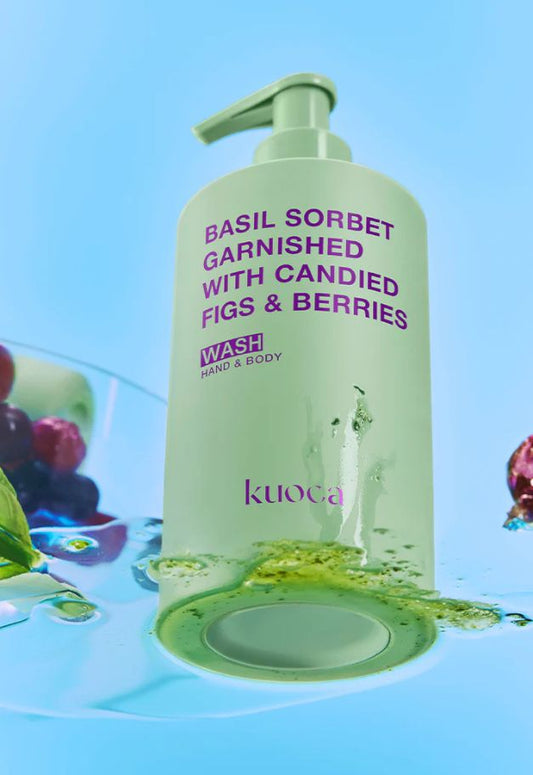 kuoca HAND&BODY WASH【BASIL SORBET】