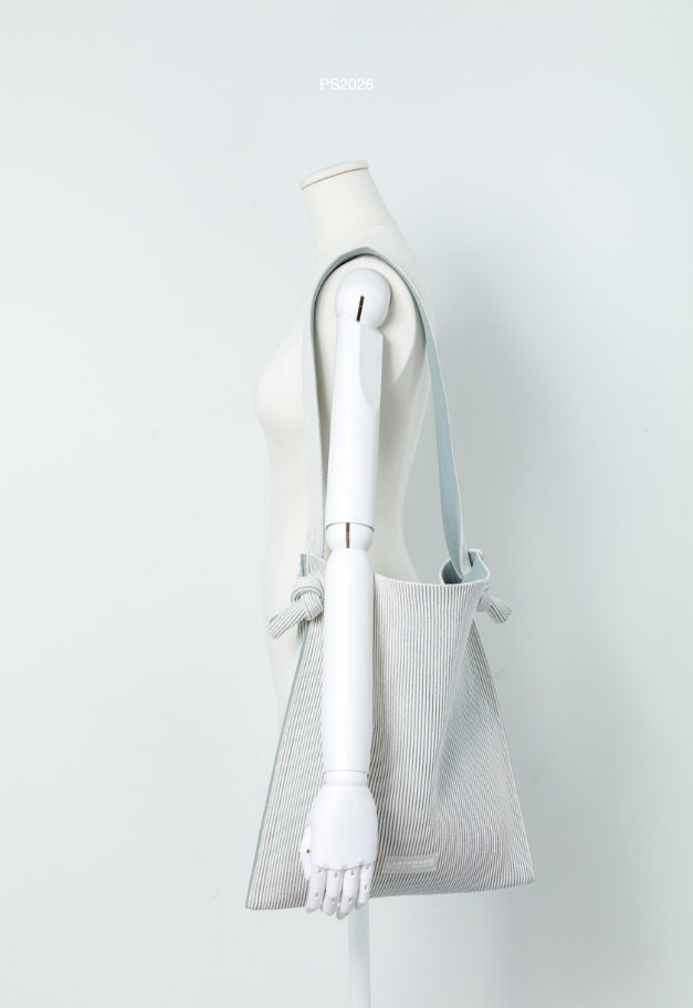 LASTFRAME KYOTO METALLIC REVERSIBLE MUSUBI TOTE