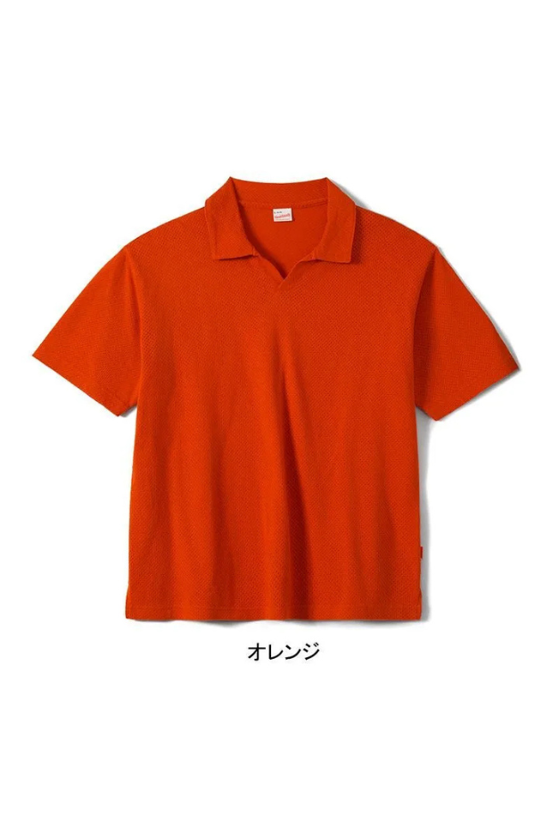 Healthknit U.S. Cotton Mesh Skipper T【UNISEX】