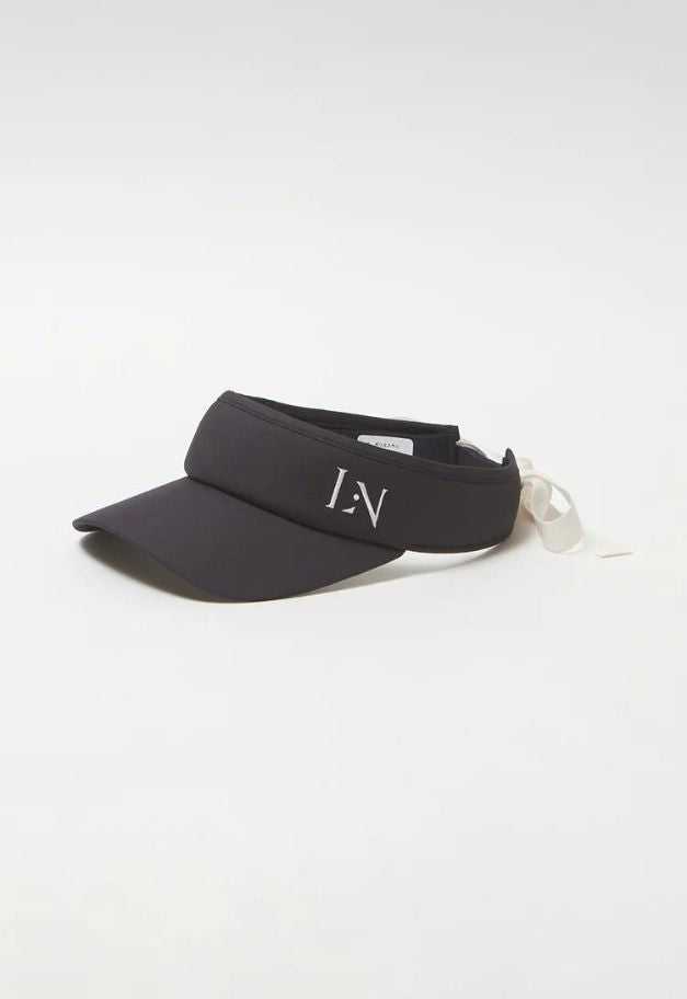 LE.NAN Logo ribbon sunvisor【 WHITE×GRAYGE/NAVY×WHITE】