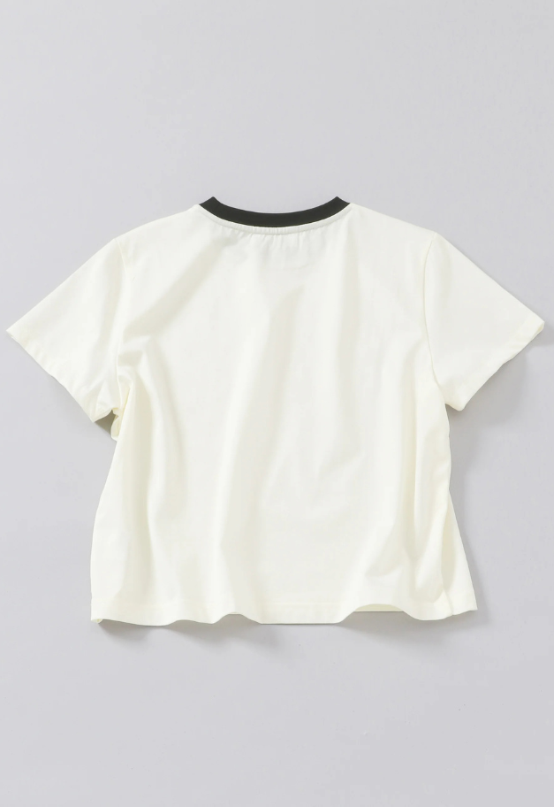 Nicolas Jenson TWO TONE CREW NECK T-SHIRT【SHORT/LADIES】