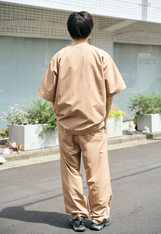 THOUSANDMILE SHORT SLEEVE T-SHIRT&LONGPANTS SET【残FOX L1点/BLACK XL1点】