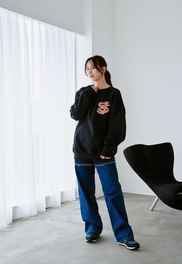 RUSSELL ATHLETIC Russel*Jackson Matisse "JSM Letter" Dri-Power Sweat Shirt