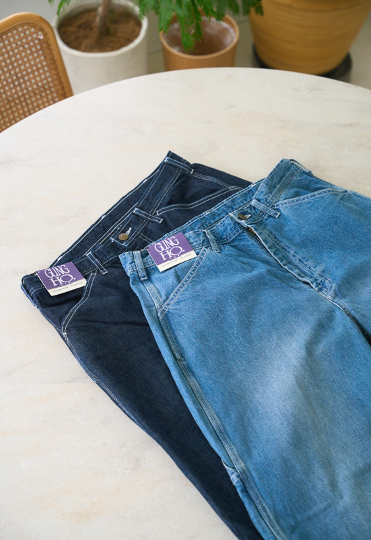 GUNG HO 11.5oz Cotton Denim Painter Pants “CARPENTER”【UNISEX】