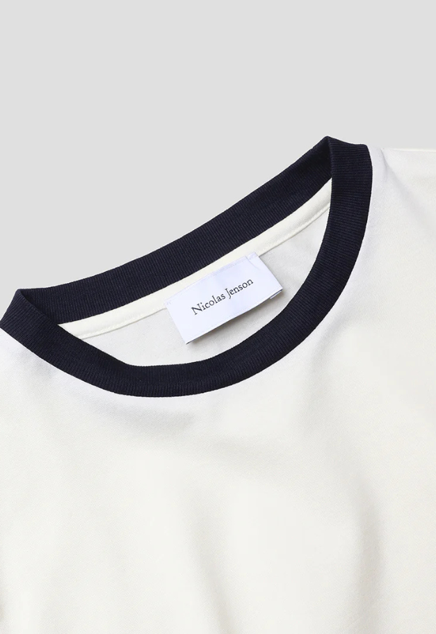 Nicolas Jenson TWO TONE CREW NECK T-SHIRT【REGULAR/UNISEX】