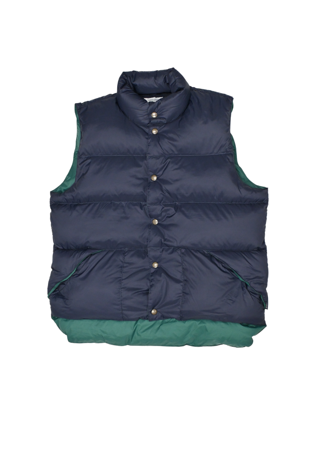◆[バイバック保証] RUSSELL ATHLETIC Recycled Down Vest【残りMOSS/L/1点】