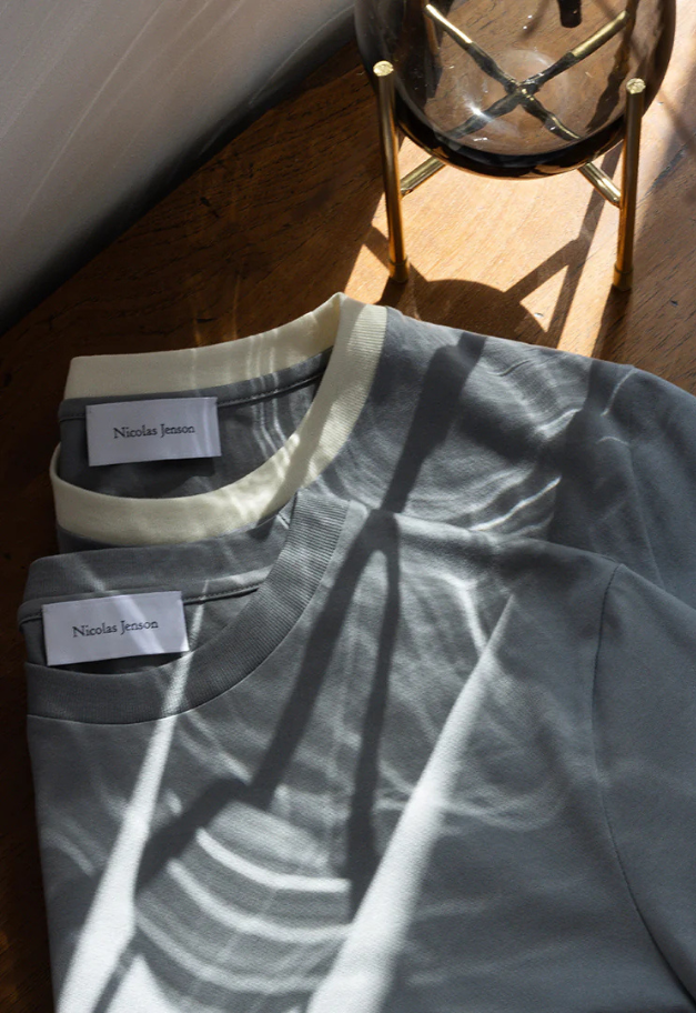 Nicolas Jenson TWO TONE CREW NECK T-SHIRT【REGULAR/UNISEX】