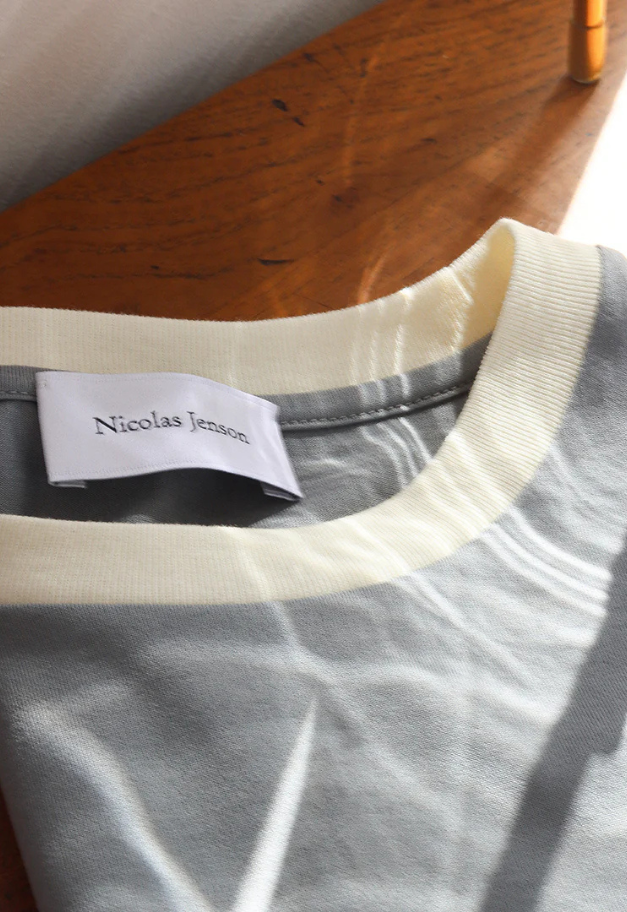 Nicolas Jenson TWO TONE CREW NECK T-SHIRT【REGULAR/UNISEX】