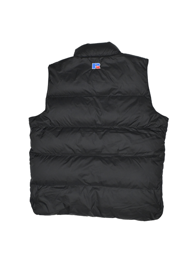 ◆[バイバック保証] RUSSELL ATHLETIC Recycled Down Vest【残りMOSS/L/1点】