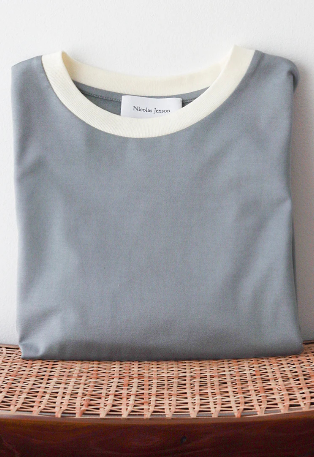 Nicolas Jenson TWO TONE CREW NECK T-SHIRT【REGULAR/UNISEX】