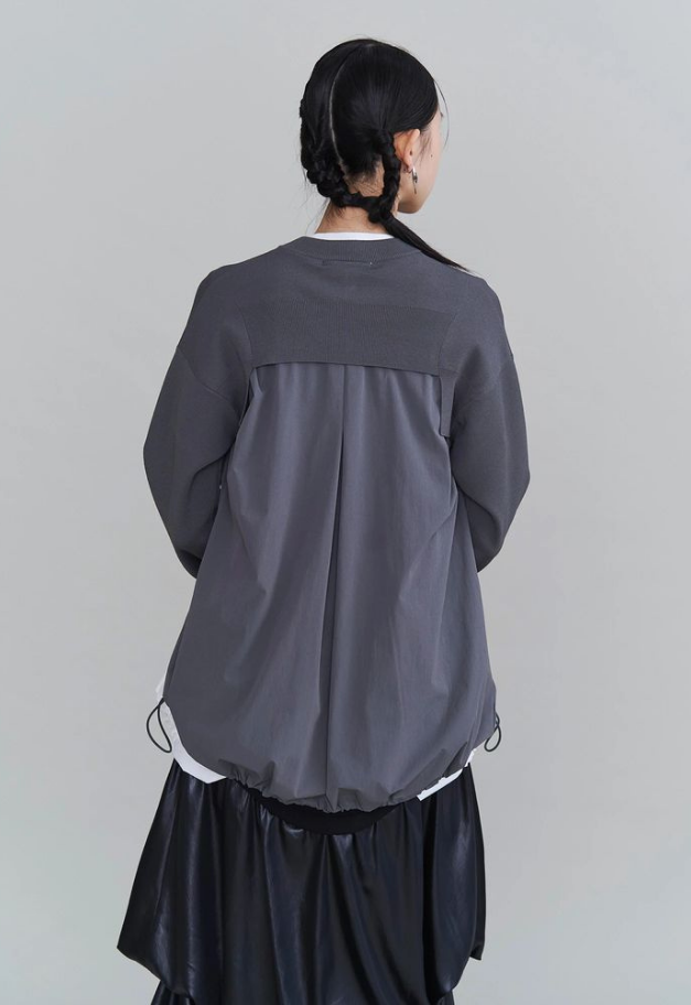UN3D. PLEATS DOCKING KNIT CD