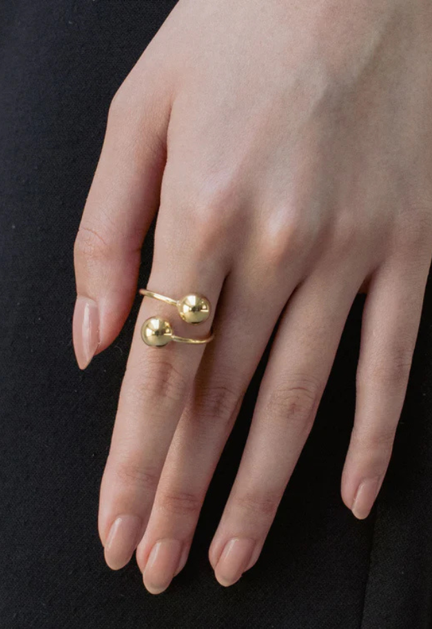 Scat "Ball" ring（GOLD）