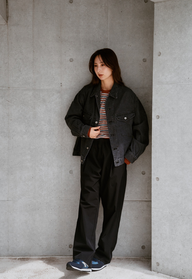 ARMY TWILL DENIM JACKET