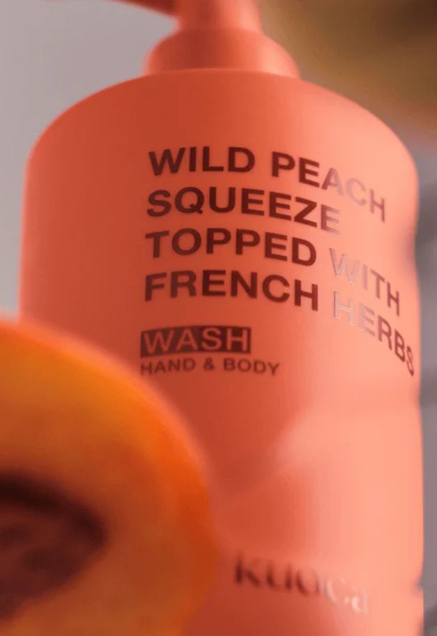 kuoca HAND&BODY WASH【WILD PEACH】