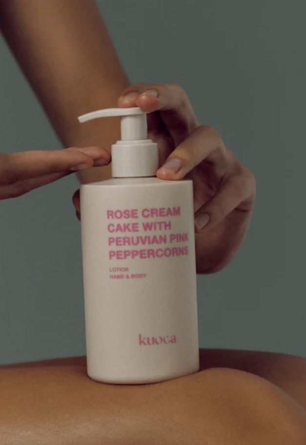 kuoca HAND&BODY LOTION【ROSE CAKE】