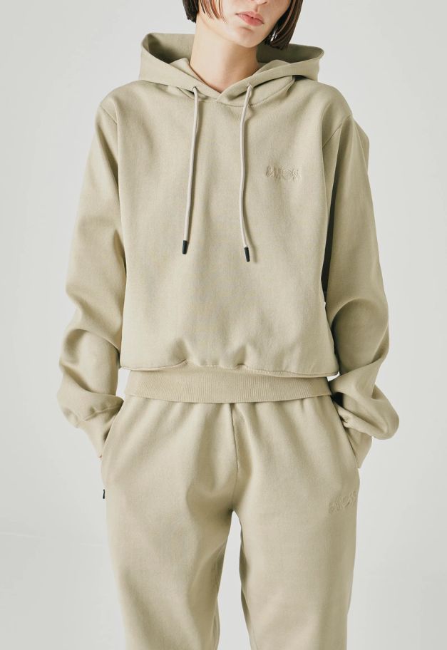 ◆[バイバック保証] &MOSS 【クーポン割引】COMFORT KNIT SHORT HOODIE(W)