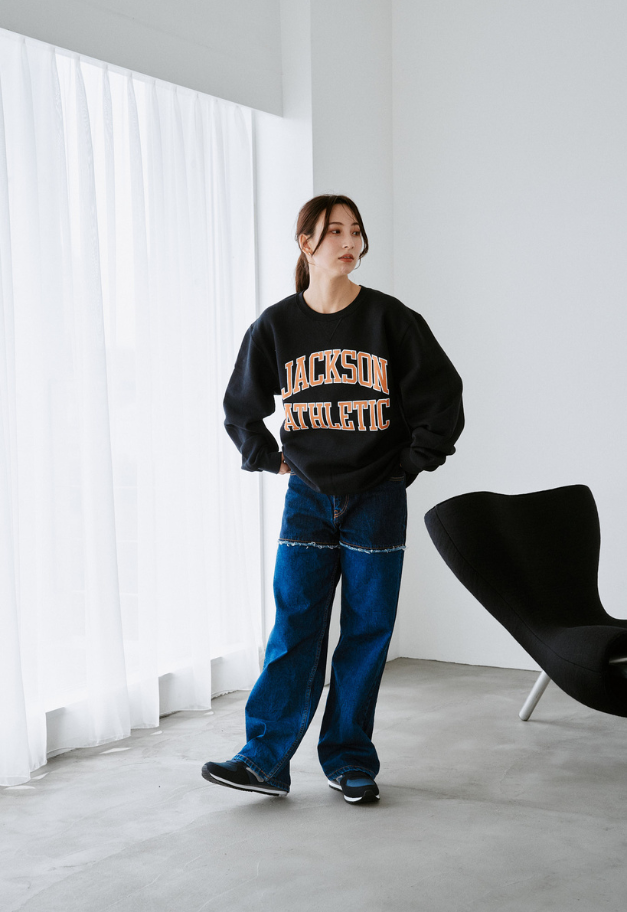 RUSSELL ATHLETIC Russel*Jackson Matisse "Arch Logo" Dri-Power Sweat Shirt