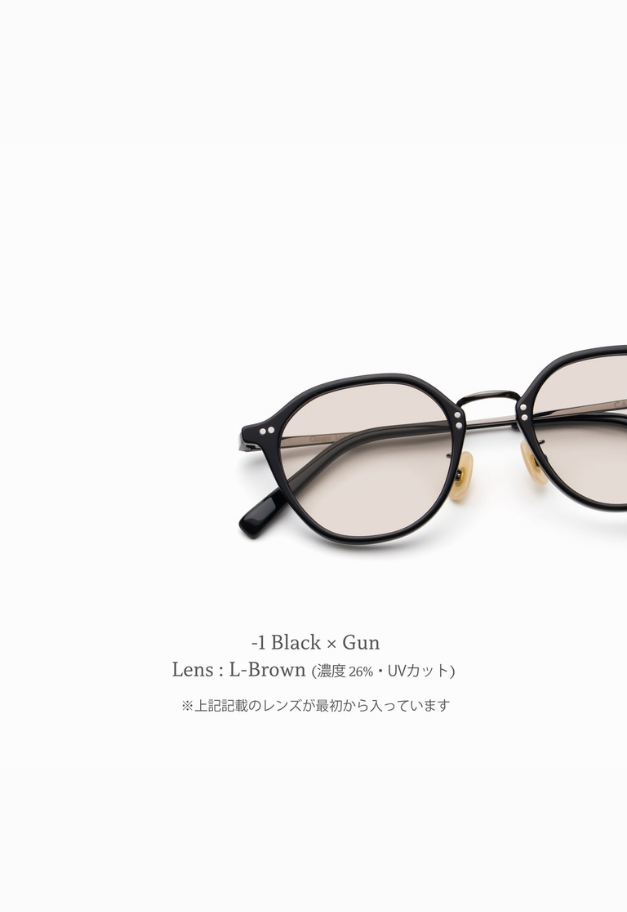 CASU eyewear  Ginger 142 (sun)【Black/GrayBrown/Champagne/Black II】