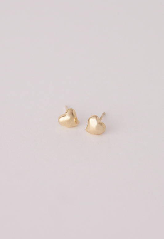 The Noetic. Heart Earrings (14KGP Silver925)【残り1点】