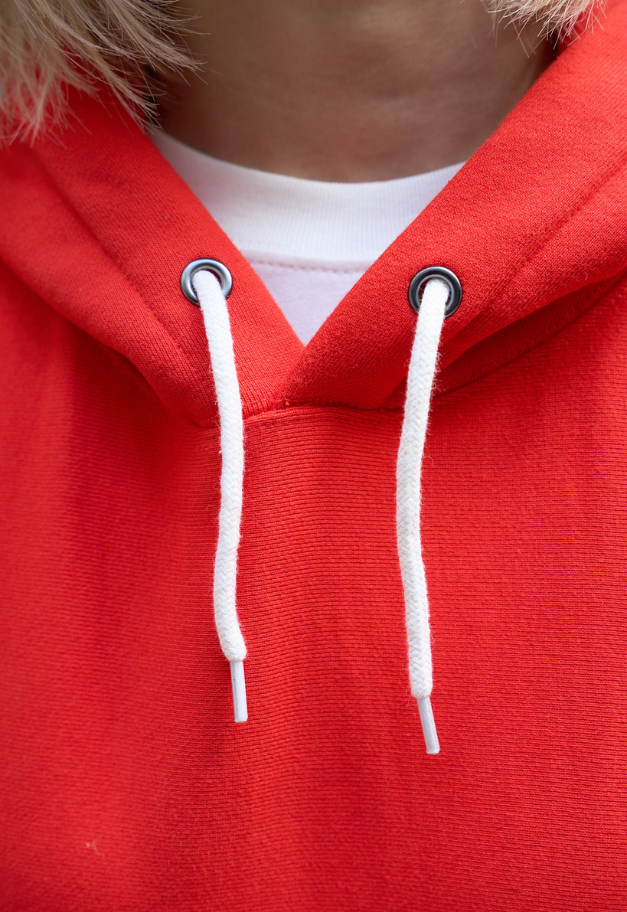 Healthknit Locker Weight Sweat Hoodie【RED/HEATHER GRAY/INK BLACK】