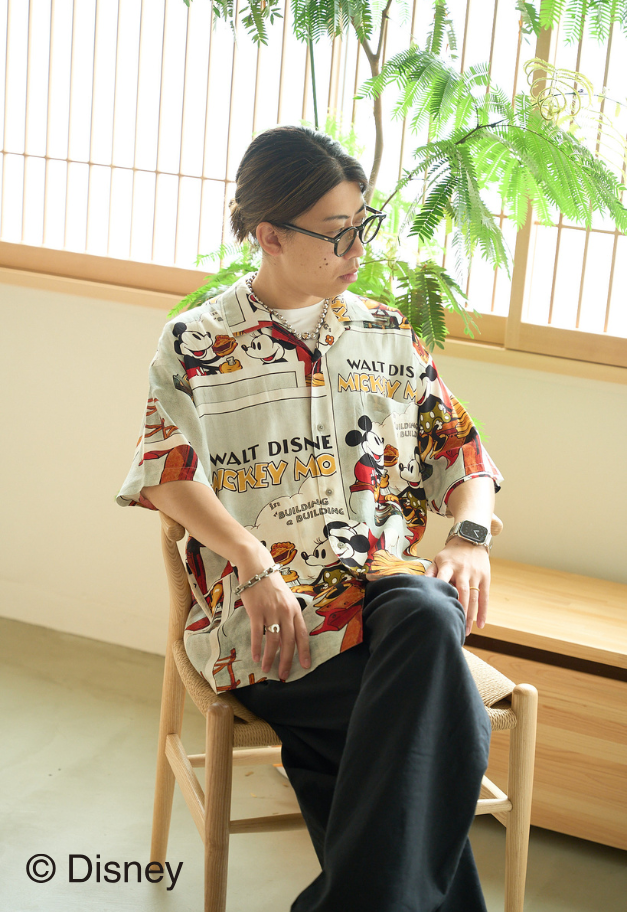 PORTER CLASSIC DISNEY COLLECTION ALOHA SHIRT【UNISEX】