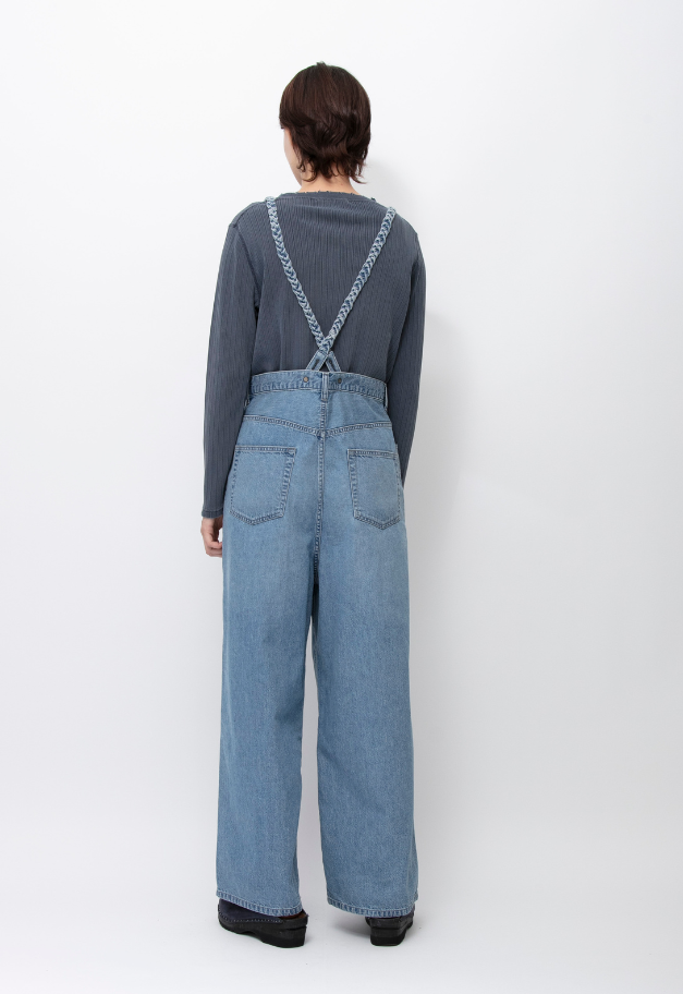 JOHNBULL DENIM SUSPENDER TANK PANTS