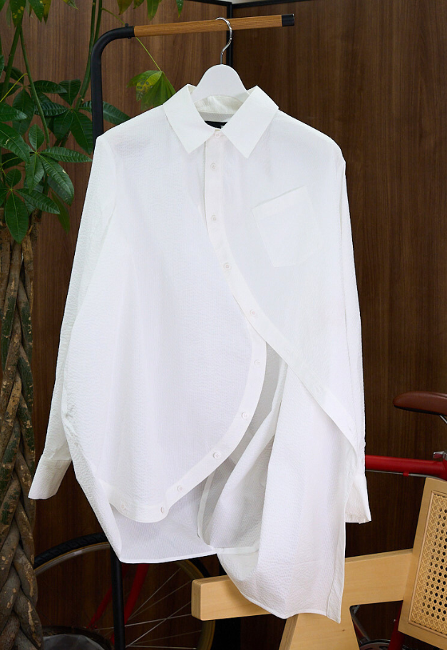 ANREALAGE BALL SEERSUCKER SHIRT