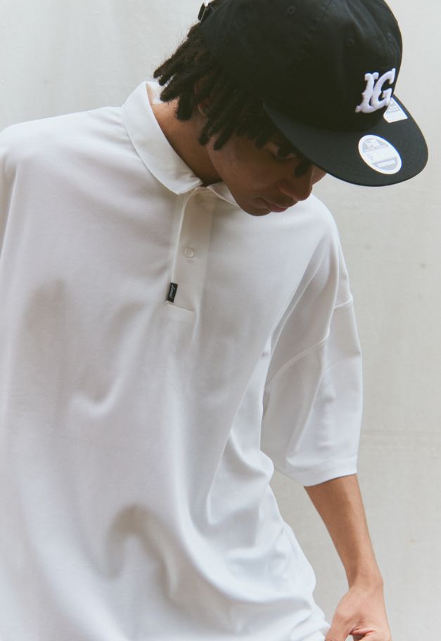 Local GOLF Good Game Ellipse S/S POLO【残り各1点  WHITE/BLACK】