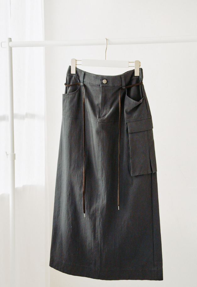 The Noetic. Vintage Satin Skirt