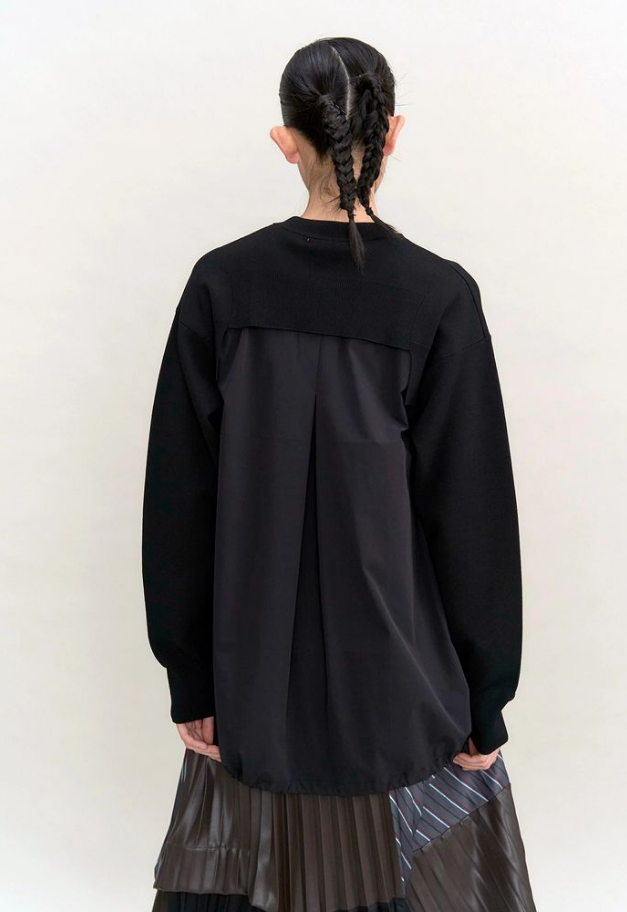 UN3D. PLEATS DOCKING KNIT CD