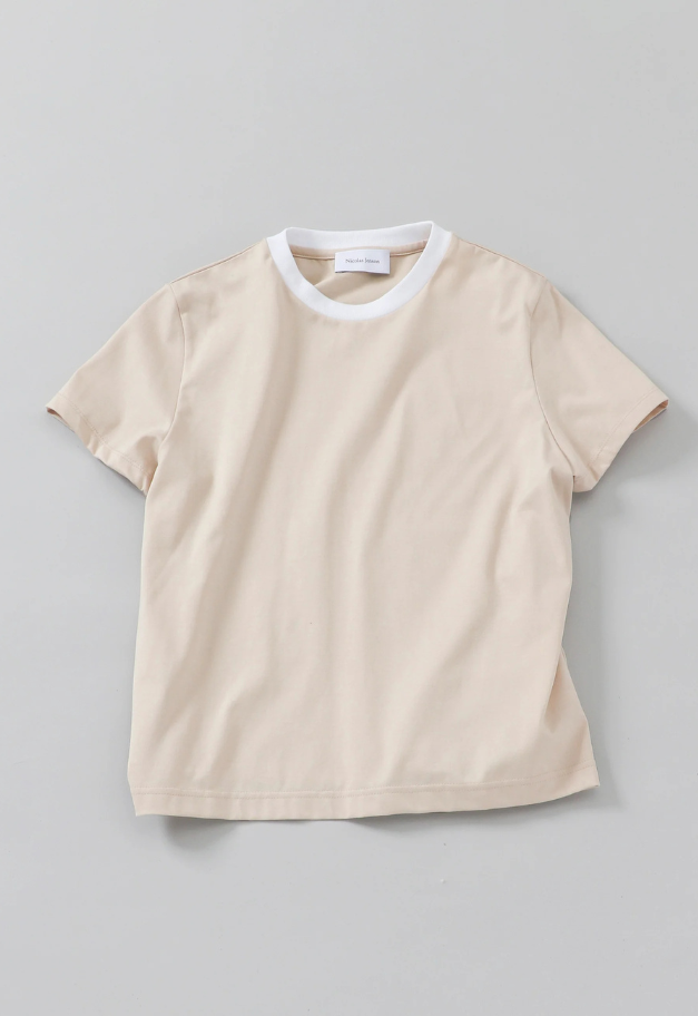 Nicolas Jenson TWO TONE CREW NECK T-SHIRT【REGULAR/UNISEX】