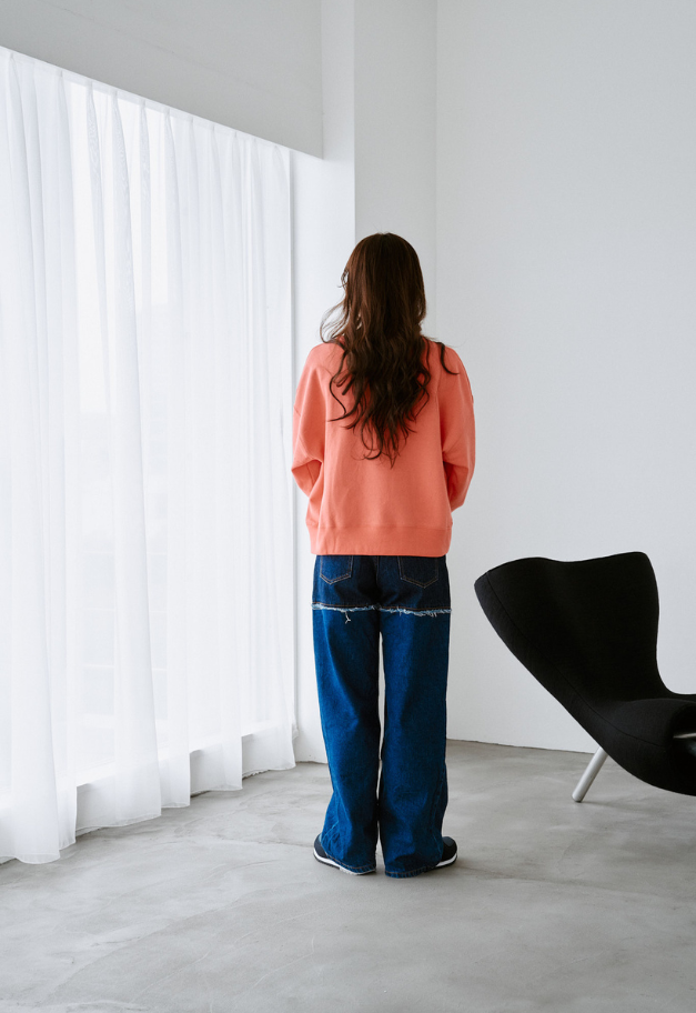 RUSSELL ATHLETIC Wmns Brushed Fleece Sweat Cropped Shirt