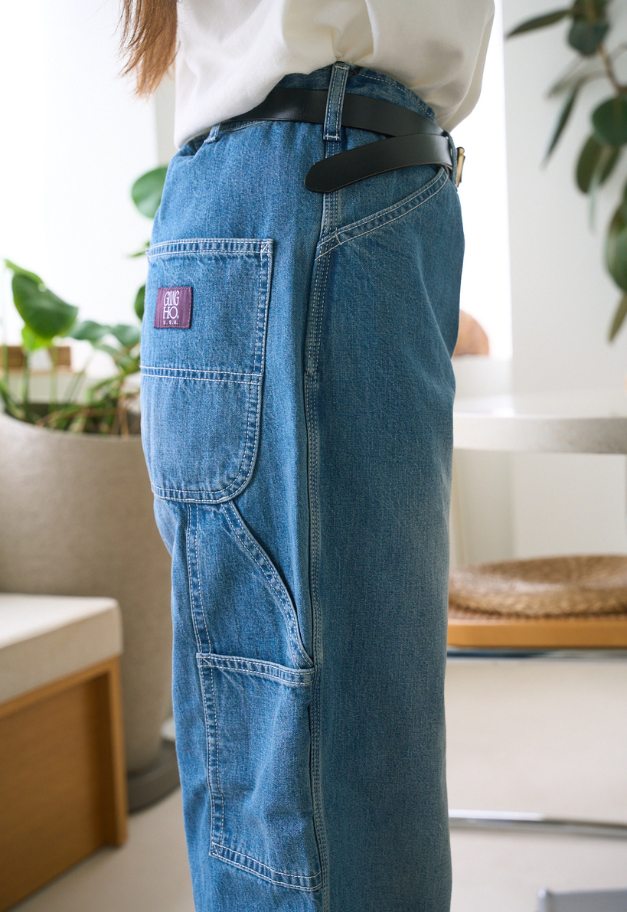 GUNG HO 11.5oz Cotton Denim Painter Pants “CARPENTER”【UNISEX】